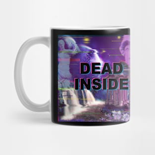 dead inside vaporwave Mug